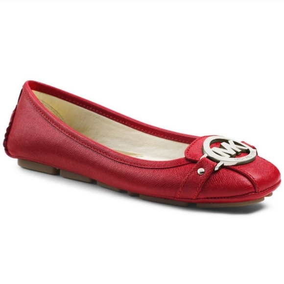 Michael Kors Shoes - Micheal Kors Leather Fulton Flats Size 9